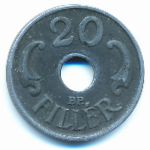 Hungary, 20 филлеров (1941 г.)