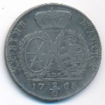 Саксония, 2/3 талера (1768 г.)