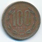 Chile, 100 песо (1989 г.)