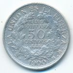 Боливия, 50 сентаво (1900 г.)