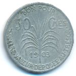 Guadeloupe, 50 сантимов (1903 г.)