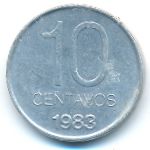 Argentina, 10 сентаво (1983 г.)