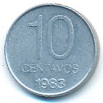 Аргентина, 10 сентаво (1983 г.)