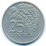 Trinidad & Tobago, 25 центов (1983 г.)