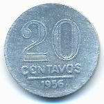 Бразилия, 20 сентаво (1956 г.)