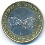Togo., 6000 франков КФА (2003 г.)