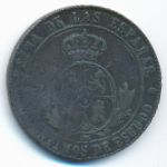 Spain, 5 сентимо (1868 г.)