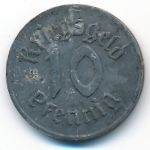 Страсбург., 10 пфеннигов (1918 г.)