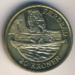 Denmark, 20 kroner, 2009