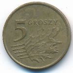 Poland, 5 грошей (2007 г.)