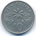 Singapore, 10 центов (1988 г.)