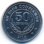 Nicaragua, 50 сентаво (2014 г.)