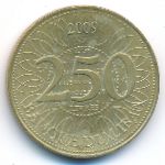 Lebanon, 250 ливров (2009 г.)