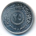 Egypt, 25 пиастров (2008 г.)