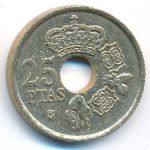 Spain, 25 песет (2001 г.)