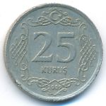 Turkey, 25 куруш (2009 г.)
