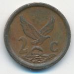 South Africa, 2 цента (1994 г.)