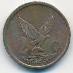 South Africa, 2 цента (1995 г.)