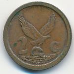 South Africa, 2 цента (1991 г.)