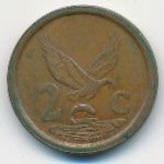South Africa, 2 цента (1996 г.)