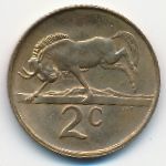 South Africa, 2 цента (1989 г.)