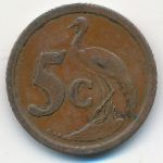 ЮАР, 5 центов (1990 г.)