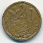 South Africa, 20 центов (2004 г.)
