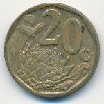 South Africa, 20 центов (2007 г.)