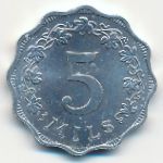 Malta, 5 мил (1972 г.)