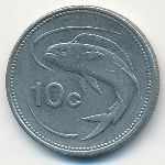 Malta, 10 центов (1995 г.)