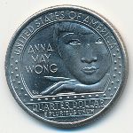 USA, 1/4 доллара (2022 г.)