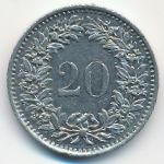 Швейцария, 20 раппенов (1975 г.)