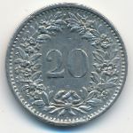 Швейцария, 20 раппенов (1970 г.)