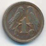 South Africa, 1 цент (1992 г.)