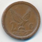South Africa, 2 цента (1995 г.)