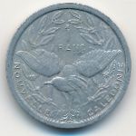 New Caledonia, 1 франк (1972 г.)