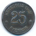 Кобленц., 25 пфеннигов (1918 г.)