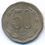Chile, 50 песо (1998 г.)