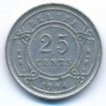 Belize, 25 центов (1994 г.)
