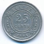 Belize, 25 центов (1994 г.)