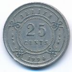 Belize, 25 центов (1994 г.)