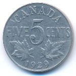 Канада, 5 центов (1929 г.)