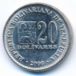 Venezuela, 20 боливар (2000 г.)