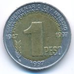 Argentina, 1 песо (1997 г.)