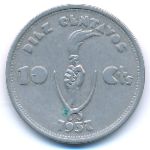 Bolivia, 10 сентаво (1937 г.)