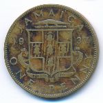 Jamaica, 1 пенни (1937 г.)