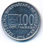 Венесуэла, 100 боливар (2002 г.)