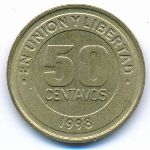Argentina, 50 сентаво (1998 г.)
