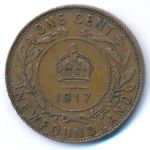 Newfoundland, 1 цент (1917 г.)