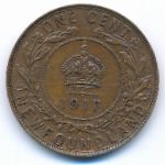 Newfoundland, 1 цент (1917 г.)